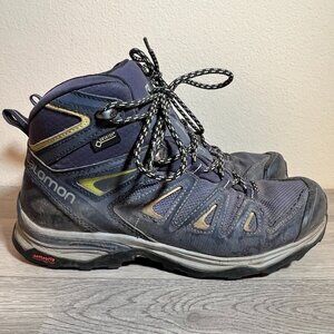 Salomon Gore Tex Hiking Boots X Ultra Blue Purple Women's 7.5